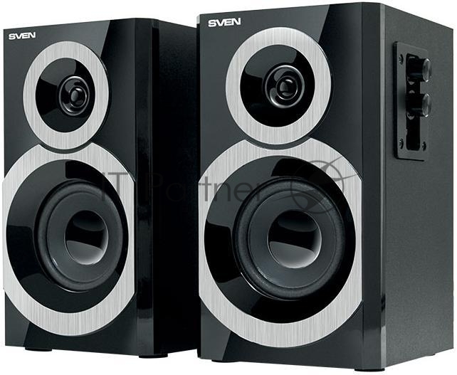 Акустическая система Sven SPS-619 2.0 черный 20Вт
