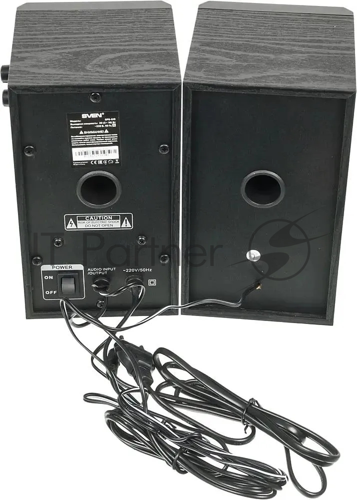 Акустическая система Sven SPS-619 2.0 черный 20Вт