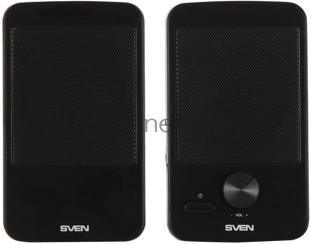 Акустическая система SVEN 312, черный 2.0, 100 – 20 000 Гц, 4Вт