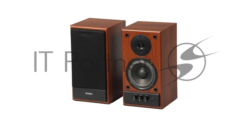 Акустическая система SVEN SPS-702 2.0 коричневый/орех 40Вт