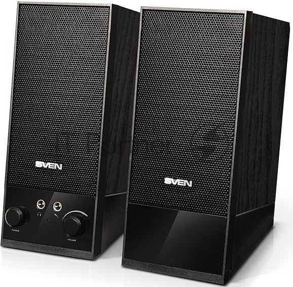 Акустическая система SVEN SPS-604 2.0 черный 4Вт