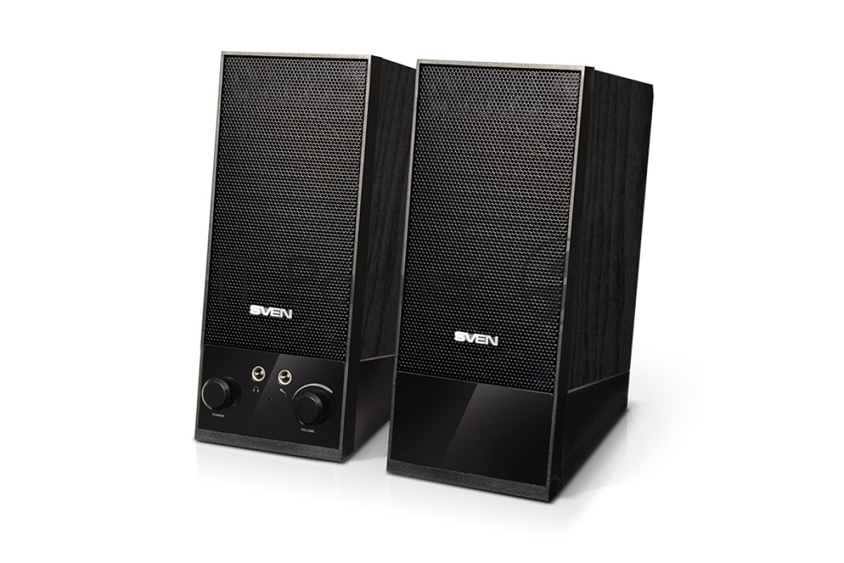 Акустическая система SVEN SPS-604 2.0 черный 4Вт