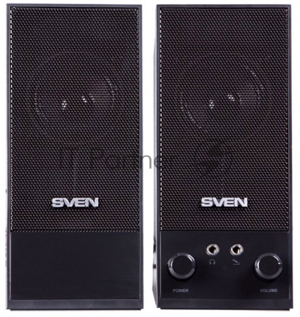 Акустическая система SVEN SPS-604 2.0 черный 4Вт