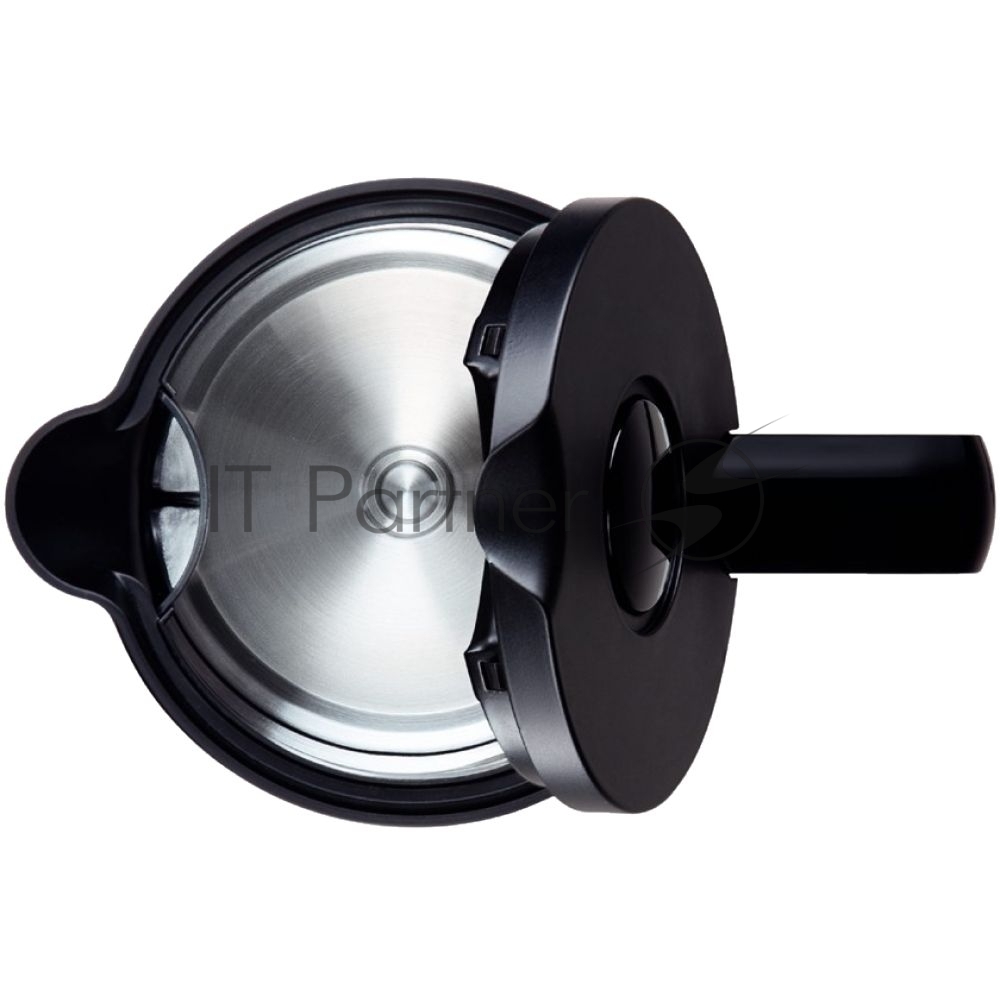 Электрочайник Bosch TWK8613 черный/серебристый, 1.5 л, 2400 Вт, скрытый нагревательный элемент, поддержание температуры