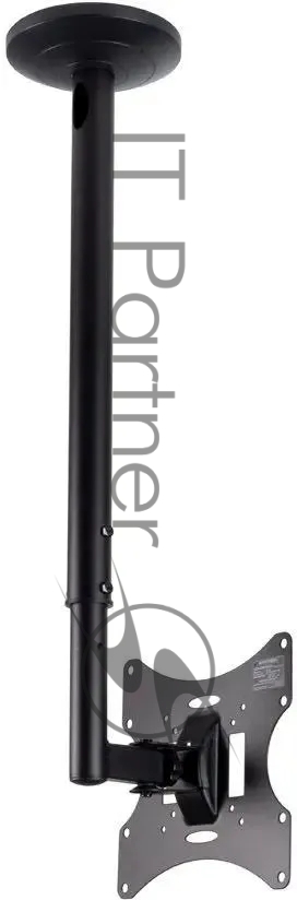 Кронштейн потолочный ARM media LCD-1000 для ЖК ТВ 10"-37", 2 ст. свободы, VESA 75/100/100*200/200, max 30 кг черный