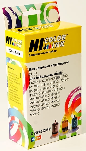 Картридж Hi-Black (HB-CL-41) для Canon PIXMA MP150/170/450/iP1200/1600/2200, Color