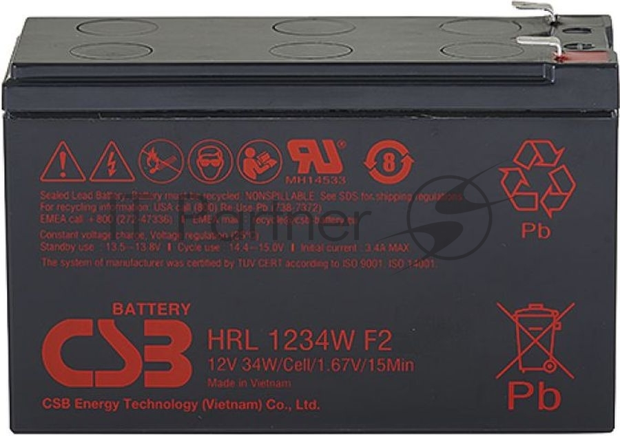 Батарея для ИБП CSB HRL 1234W (12V, 9Ah)
