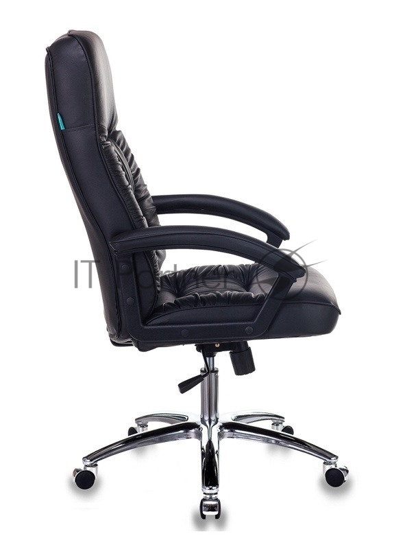 Кресло Бюрократ T-9908AXSN-AB черный, кожа