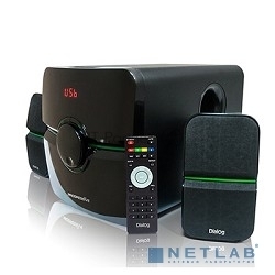 Акустическая система Dialog Progressive AP-203 черный 2.1, 18W+2*10W RMS, USB+SD reade