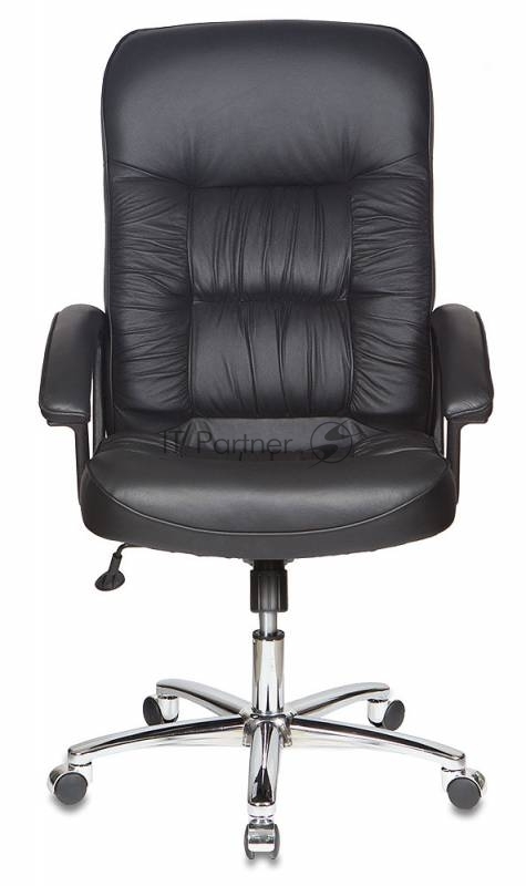 Кресло Бюрократ T-9908AXSN-AB черный, кожа