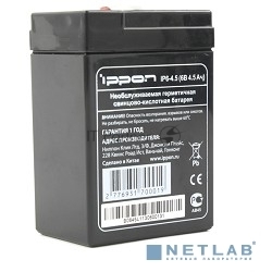 Аккумулятор Ippon IP6-4.5 (6V,  4.5Ah) для UPS