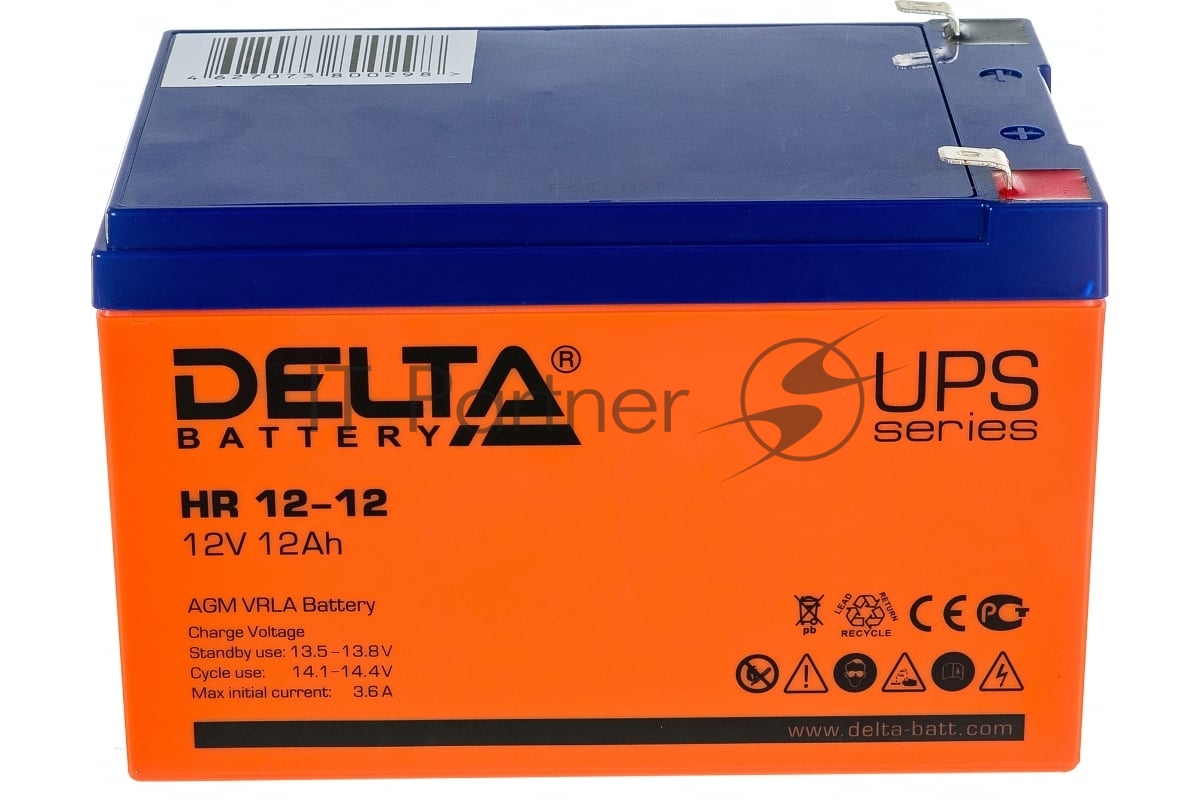 Батарея для ИБП Delta HR 12-12 (12V, 12Ah)