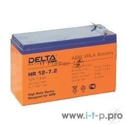 Батарея для ИБП Delta HR 12-7.2 (12V, 7.2Ah)