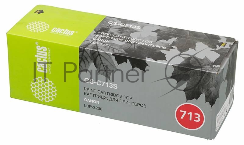 Картридж лазерный Cactus CS-C713S черный (2000 стр.) для Canon i-SENSYS LBP3250