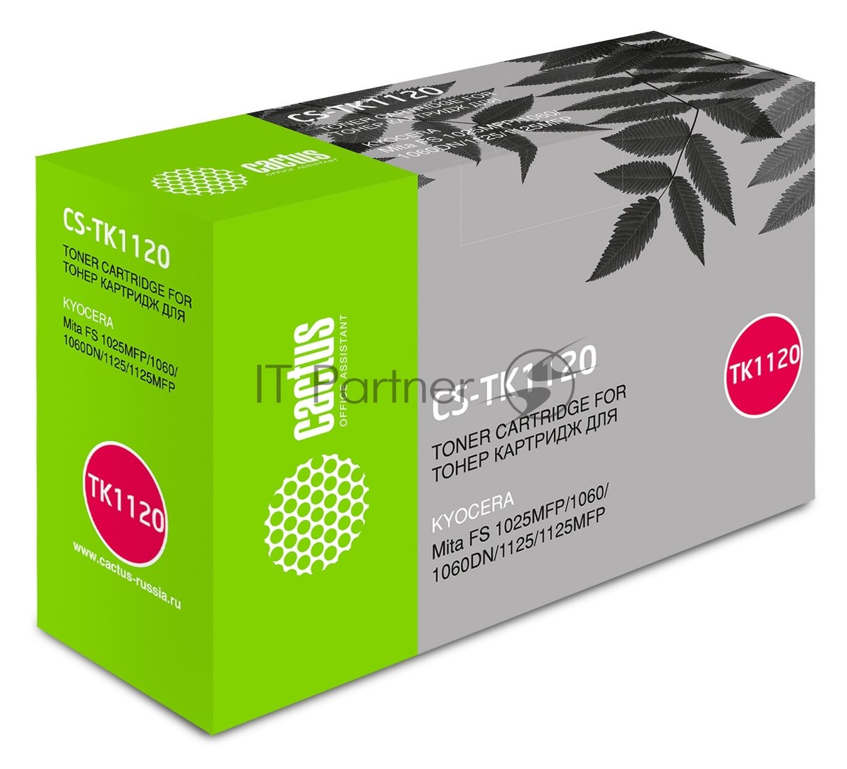 Картридж лазерный Cactus CS-TK1120BK черный (3000 стр.) для Kyocera Mita FS 1025MFP/1060/1060DN/1125/1125MFP