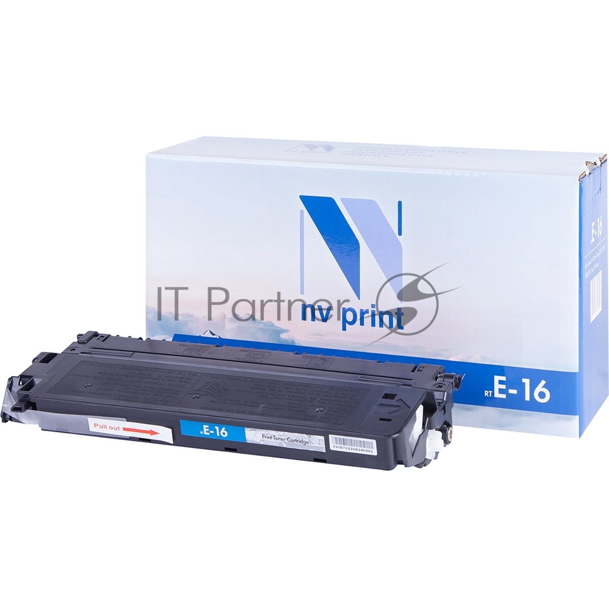 Картридж NVPrint совместимый Canon E-16 для FC-2xx/3xx/530/108/208/PC-7xx/PC-8xx (2000k)