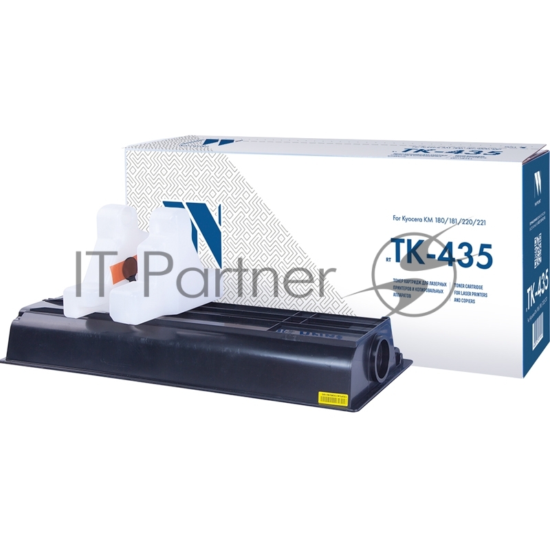 Картридж лазерный NVPrint NV-TK435 (тип TK-435), черный, 15000 стр. (туба 870 г), для Kyocera TASKalfa 180/181/220/221