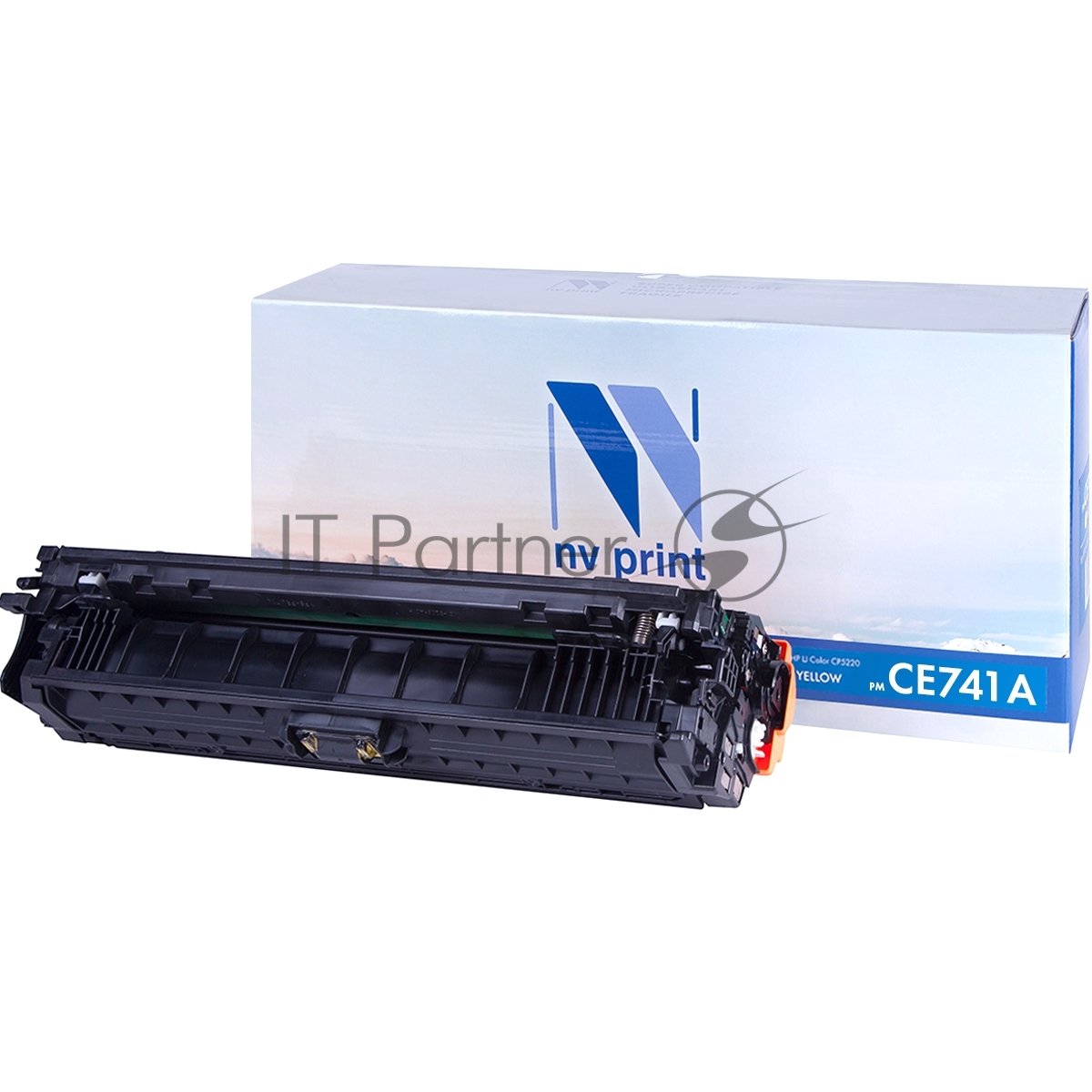 Картридж лазерный NVPrint совместимый HP CE741A Cyan для LJ Color CP5220 (7300k)