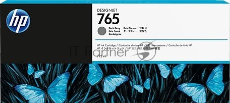 Картридж струйный HP 765 (F9J54A) темно-серый для HP Designjet T7200 (775мл)