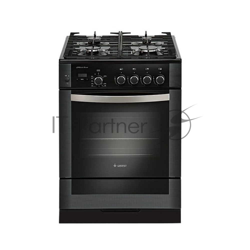 Плита газовая Gefest ПГ 6500-03 0044 черный, конфорок 4 шт, духовка 52 л, 60 см x 85 см x 60 см