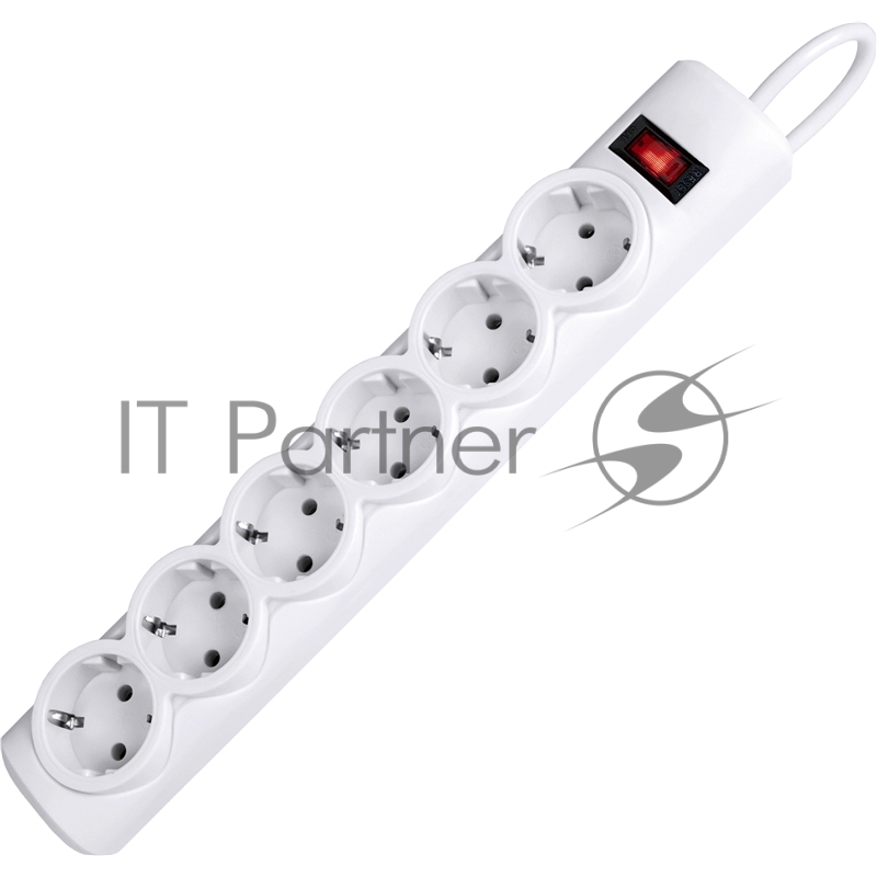 Сетевой фильтр Defender DFS 153 99490, 6 розеток, 3 м, белый