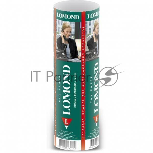 Термобумага LOMOND для факса, 210x30x12, 48г/м2. !!!Грузить кратно коробкам 35. (2) (К)
