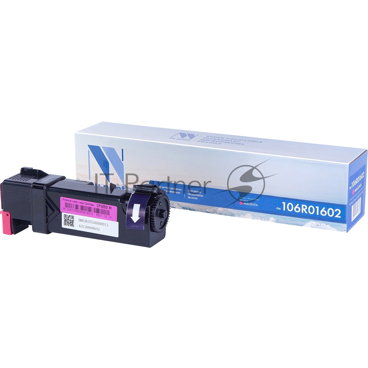 Картридж лазерный NVPrint совместимый для Xerox Phaser WorkCentre 6505 106R01602 Magenta (2500k)