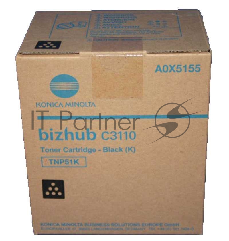Тонер-картридж Konica Minolta toner cartridge TNP-51K black for bizhub C3110 5 000 pages