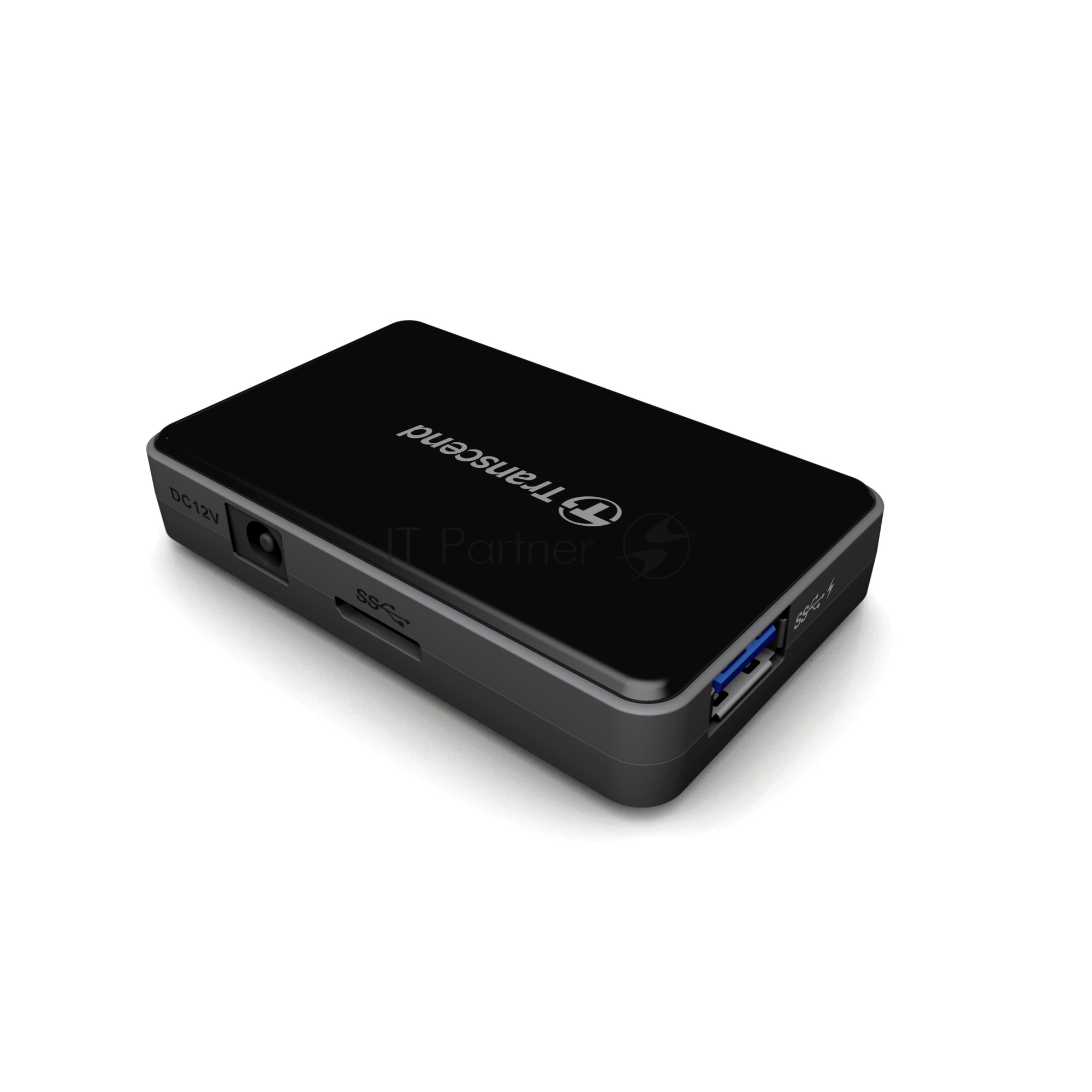 USB разветвитель Transcend TS-HUB3K, 4xUSB 3.0, черный (TS-HUB3K)