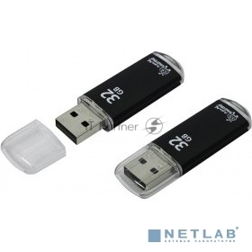 Флешка USB Smartbuy V-Cut (SB32GBVC-K), 32Gb, USB 2.0, R/W 25/15, черный