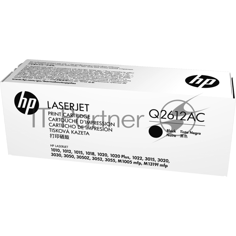 Картридж лазерный контрактный HP 12A черный Contract LJ Toner Cartridge