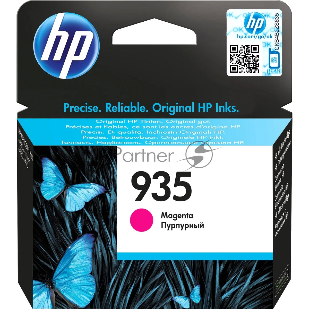Картридж струйный HP C2P21AE №935, пурпурный Officejet Pro 6830, (400 стр.)