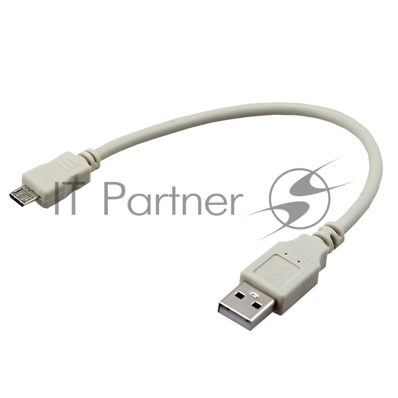 Rexant (18-1162) Кабель USB-A – micro USB, 2,4А, 0,2м, серый