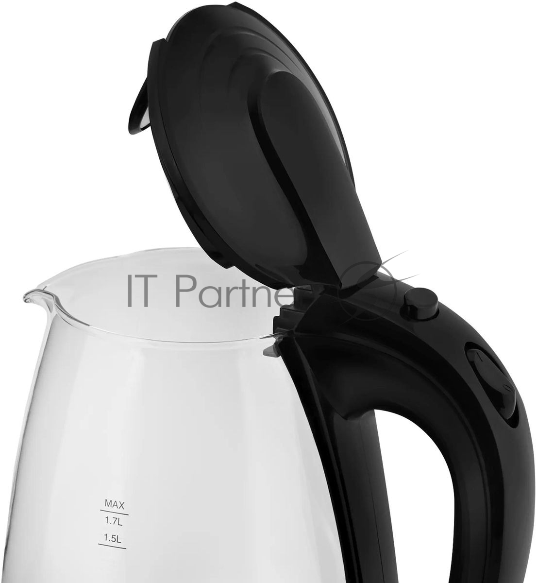 Чайник электрический Vitek VT-1122 TR бесцветное стекло (стекло, 1.7 л, 2200 Вт)