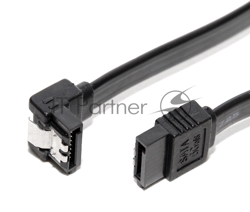 5bites SATA3-7PL50A(BK) Кабель  Serial SATA V3.0, 6Гбит/с, защелка, 0.50м