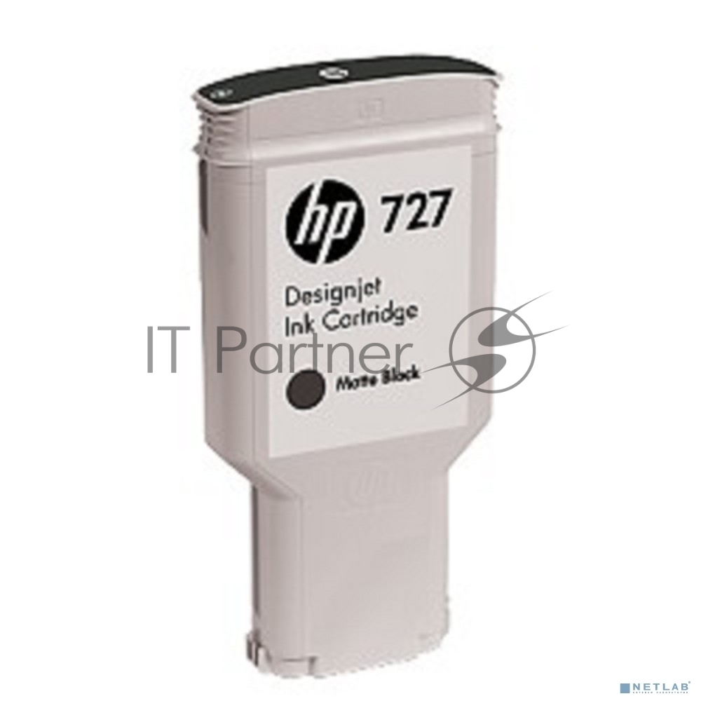Картридж HP 727 с матовыми черными чернилами для принтеров Designjet, 300 мл (Original)