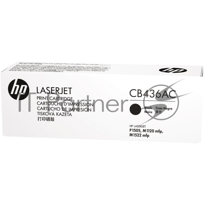Картридж лазерный контрактный HP LaserJet CB436A Black Print Cartridge Contract