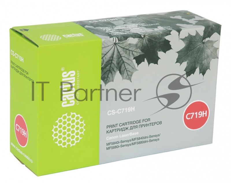 Картридж лазерный Cactus CS-C719H, чёрный, 6400 стр.