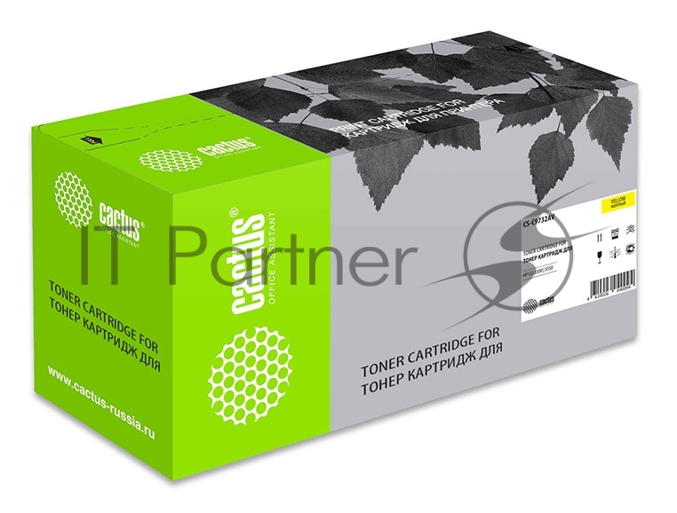 Картридж лазерный Cactus CS-C9732A желтый (12000 стр.) для HP Color LaserJet 5500/5550