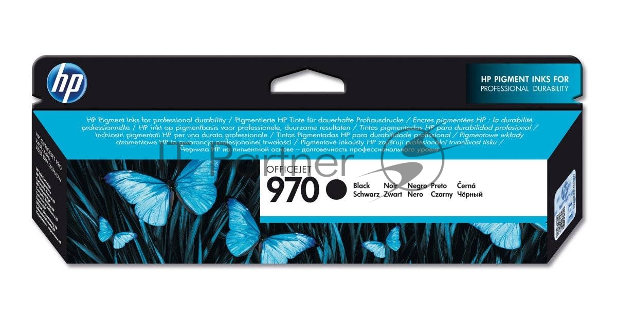 CN621AE - Black Original Ink Cartridge №970 for OfficeJet Pro X476dw/X576dw/ X451dw, up to 3000 pages.