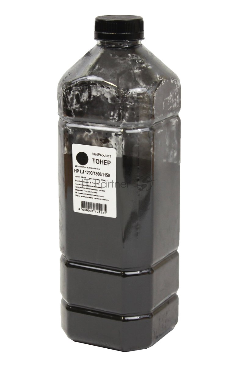 Тонер для LJ 1200/1300/1150 (NetProduct) 1кг, канистра