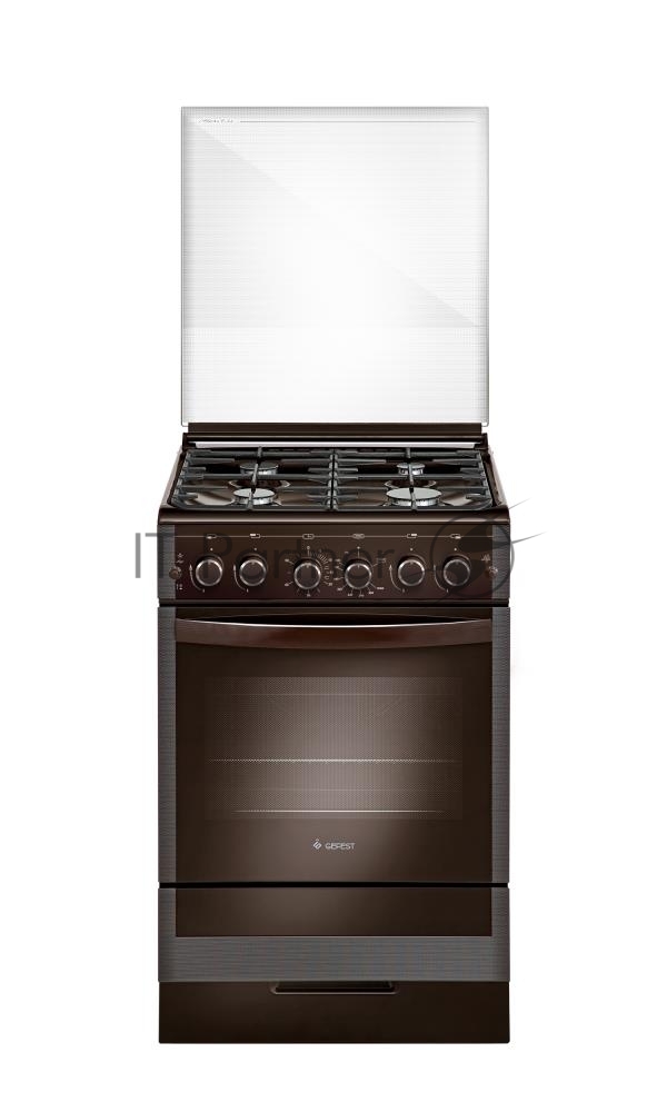 Плита газовая Gefest 5300-02 0047 коричневый, конфорок 4 газовых, духовка 52 л, 50 см x 85 см x 58.5 см