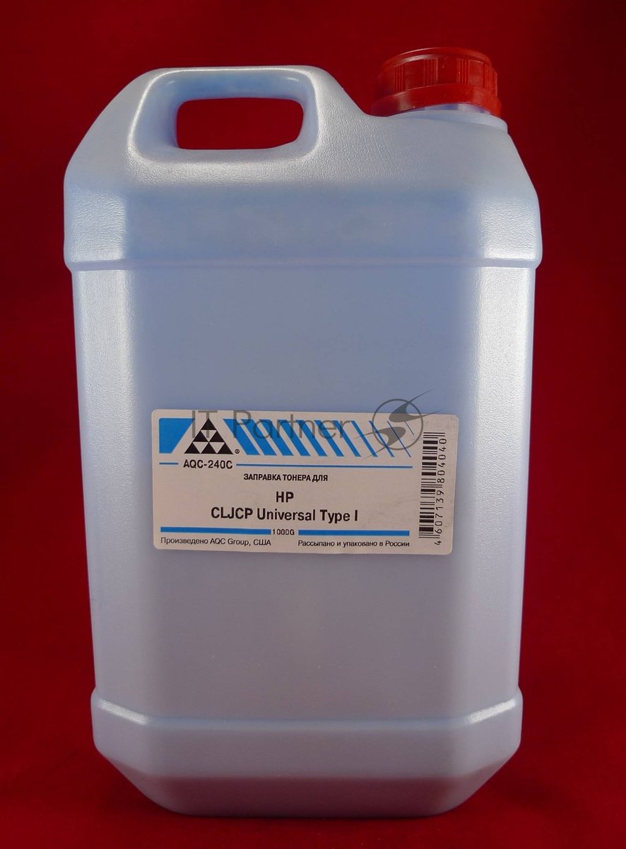 Тонер HP CLJ CP Universal Type I Cyan, (кан.1кг.) AQC фас. Россия