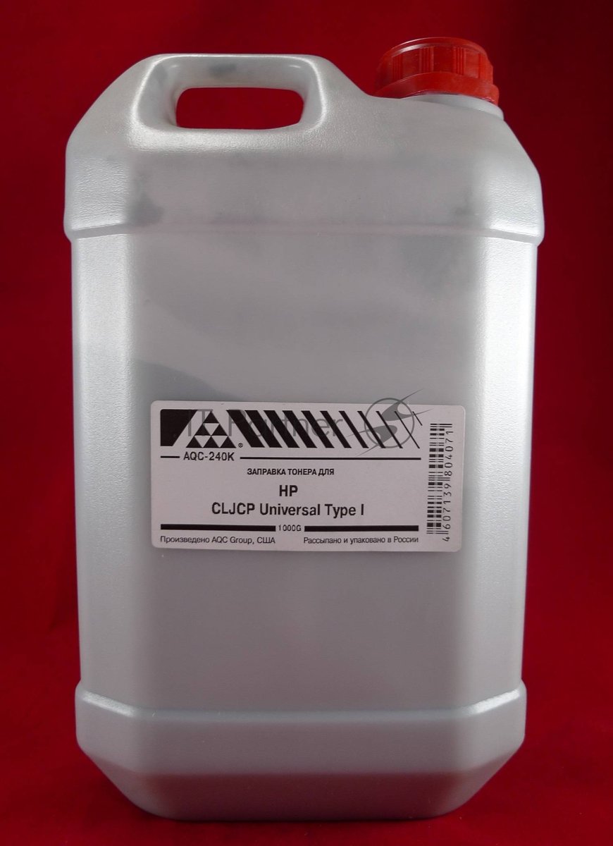 Тонер HP CLJ CP Universal Type I черный, (кан.1кг.) AQC фас. Россия