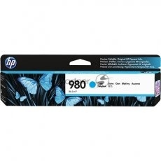 HP 980 (D8J07A) Original Inkjet Ink Cartridge - Single Pack - Cyan - 1 Each (Original)