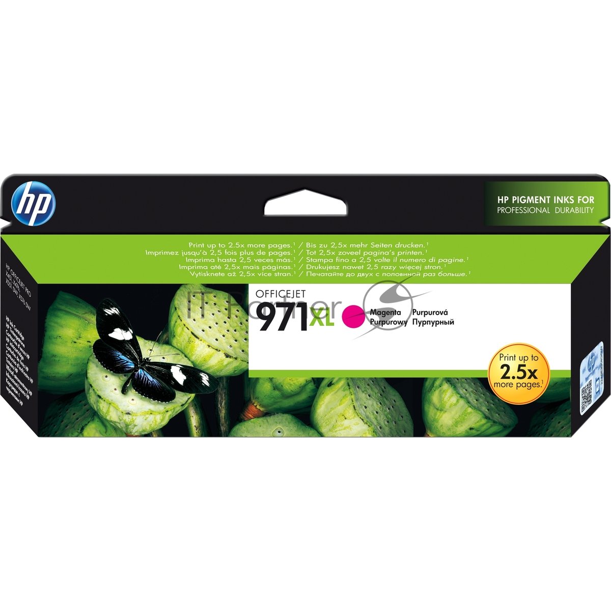 Картридж струйный HP 971XL CN627AE пурпурный для HP OJ Pro X476dw/X576dw/X451dw/X551dw (6600 стр.)