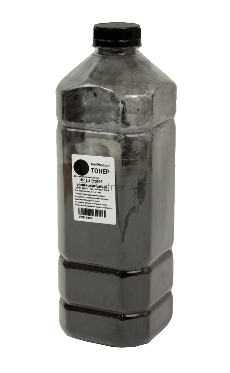 Тонер NetProduct HP LJ Универсальный P1005 (NetProduct) 1 кг, канистра