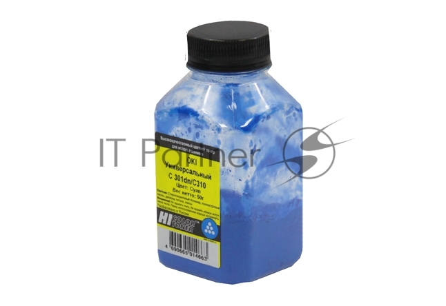 Тонер OKI Универсальный С 301dn/C310 (Hi-Color) C, 50 г, банка