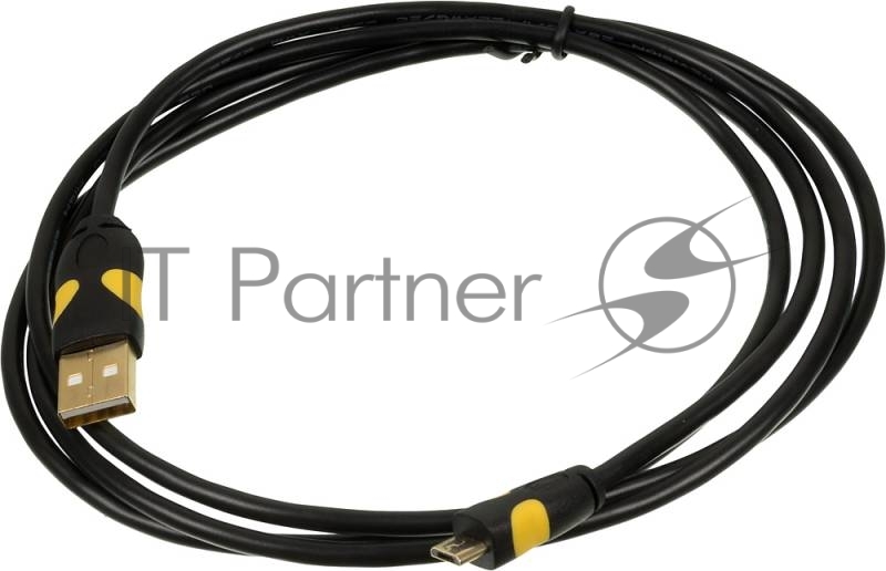 Кабель USB2.0 2A Smooth connector USB A (m)/micro USB B (m) 1.5м позолоченные контакты