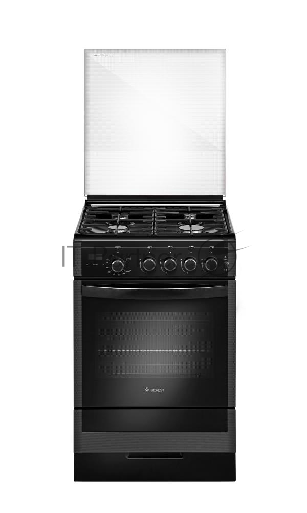 Плита газовая Gefest ПГ 5300-03 0046 черный, конфорок 4 шт, духовка 52 л, 50 см x 85 см x 58.5 см